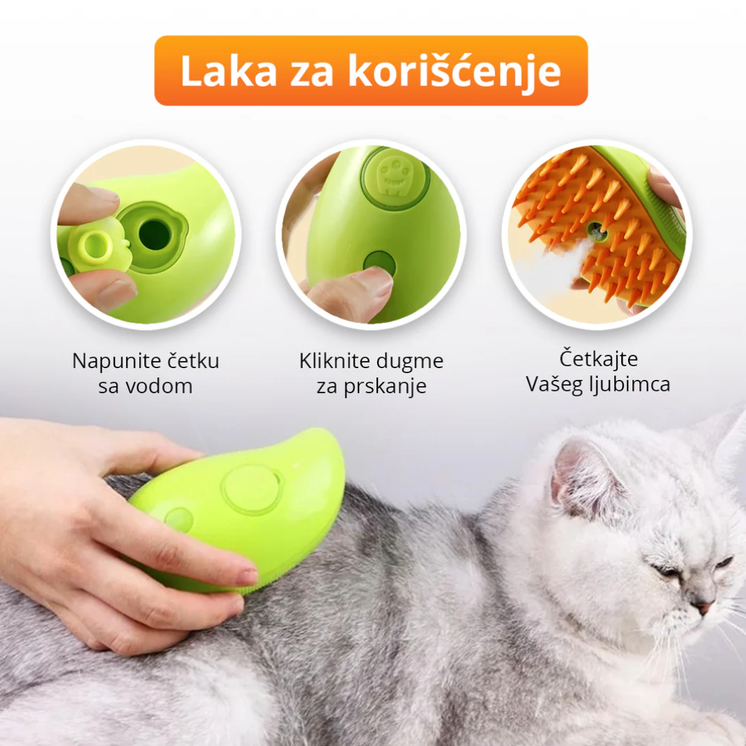 ČETKA ZA KRZNO NA PARU