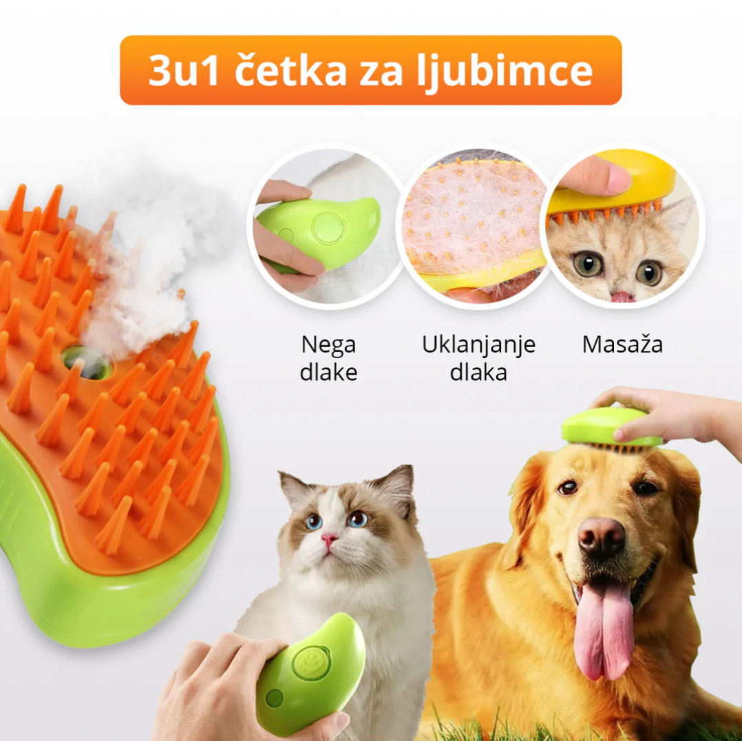 ČETKA ZA KRZNO NA PARU