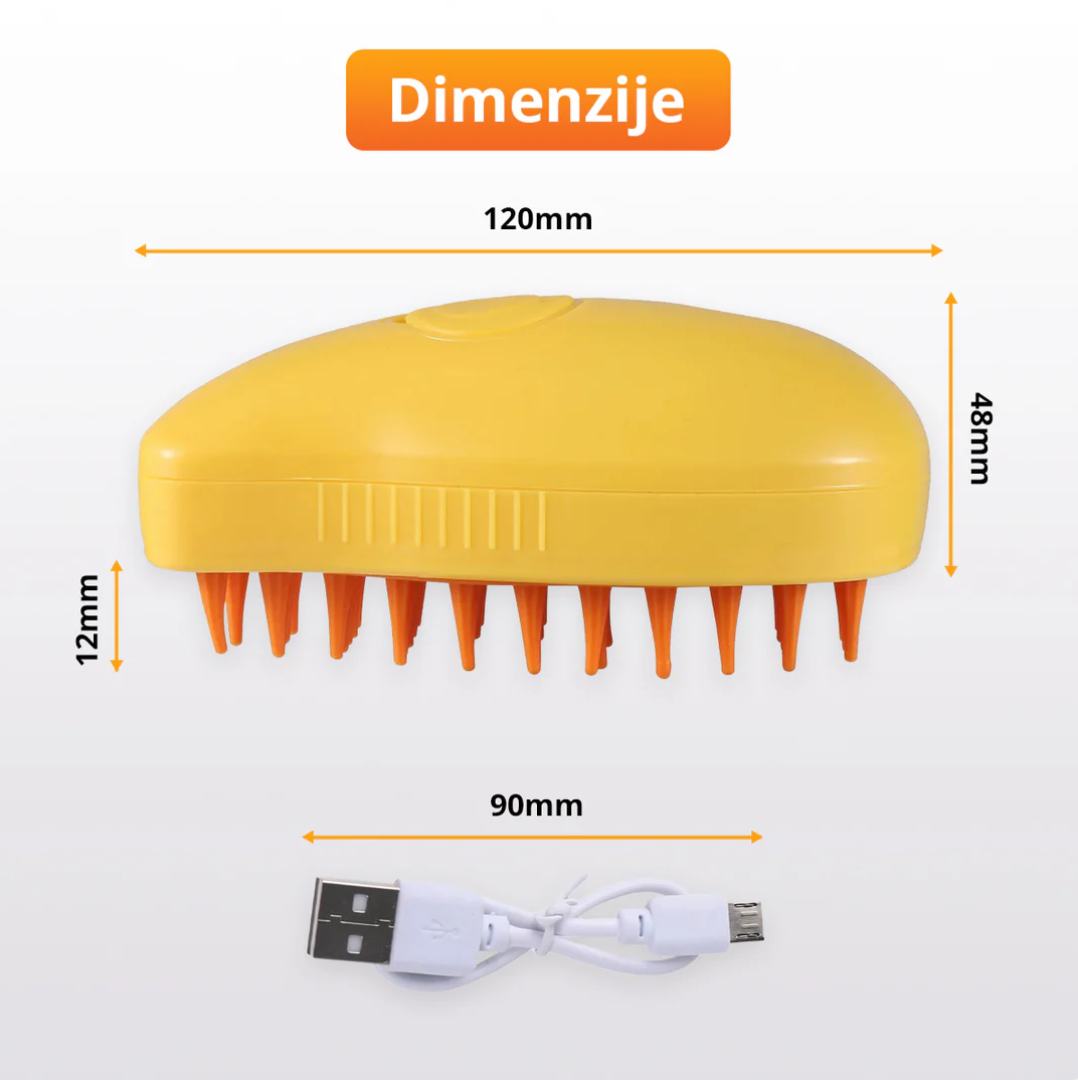 ČETKA ZA KRZNO NA PARU