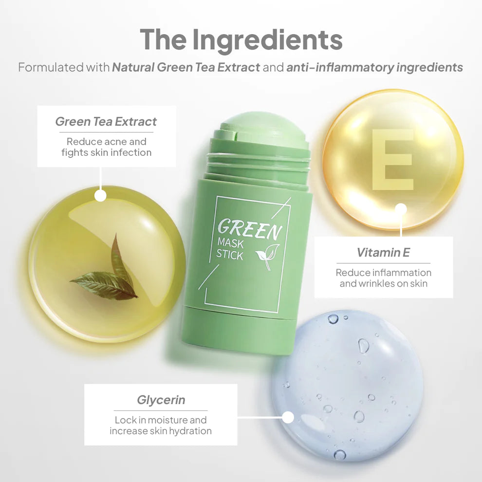 MASKA OD ZELENOG ČAJA U STIKU