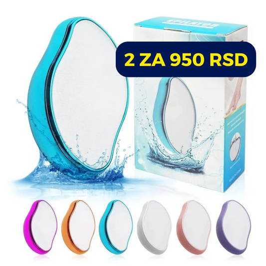 NANO EPILATOR SA KRISTALIMA, EPILATOR ZA UKLANJANJE DLAČICA (2 PO CENI JEDNOG)