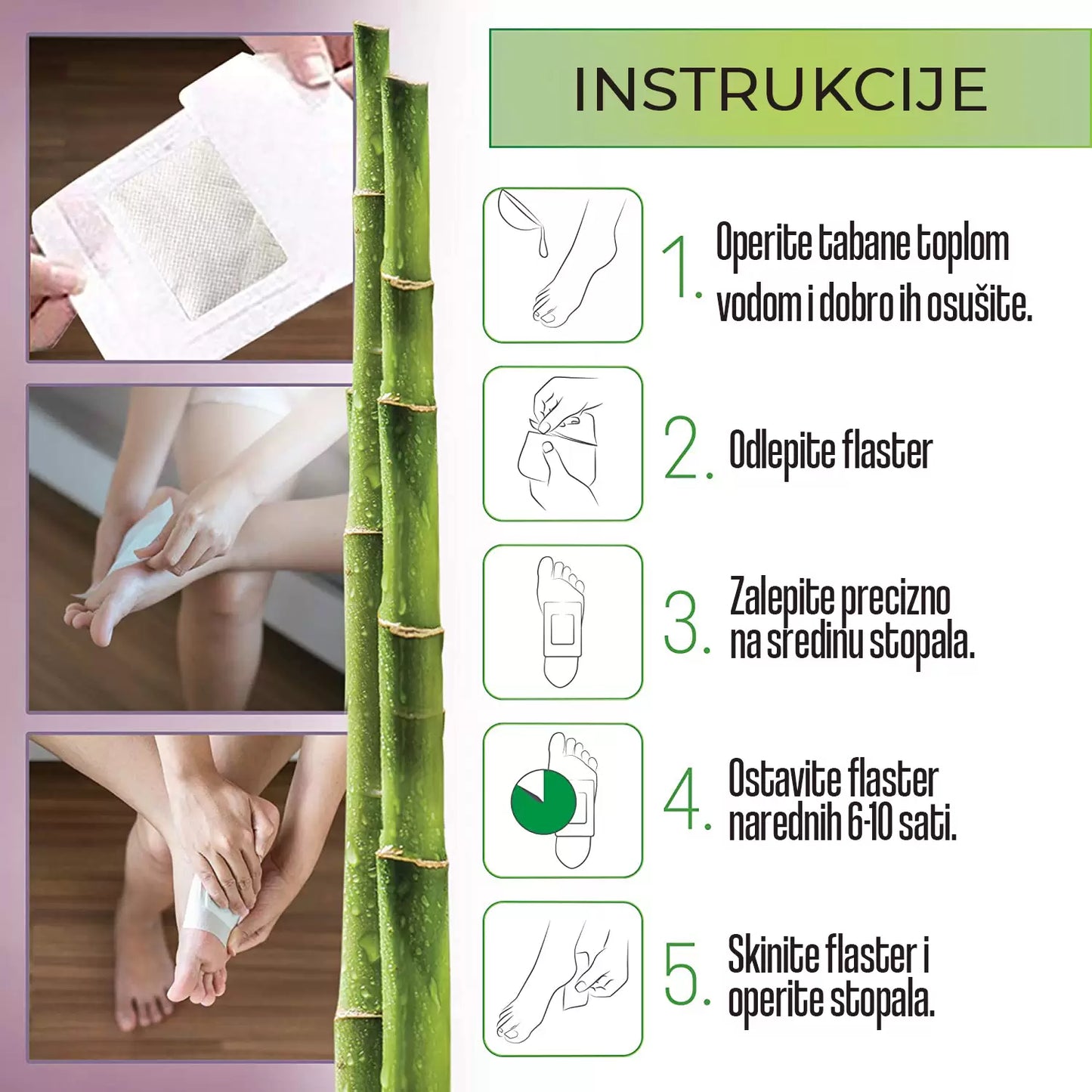 Kinoki flasteri za detoksikaciju organizma - 10 komada